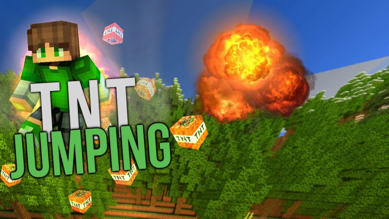 TNT JUMPING+ПЕРВОЕ ВИДЕО!(Minecraft,SkyWars)