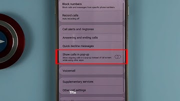 How to enable/disable Show call in pop up on Samsung J7 Pro Android 9