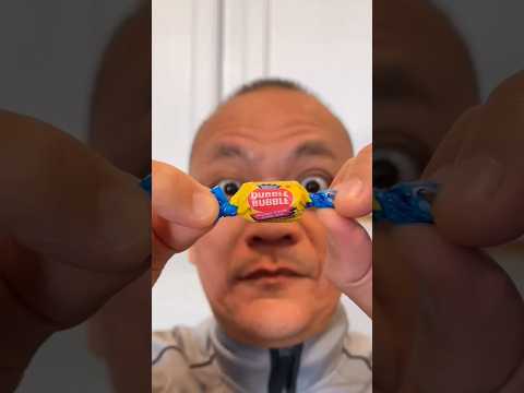 ASMR🍫🍭🍒🍇 アメリカ発祥のダブルバブルガムの味と咀嚼音 #asmr #shorts