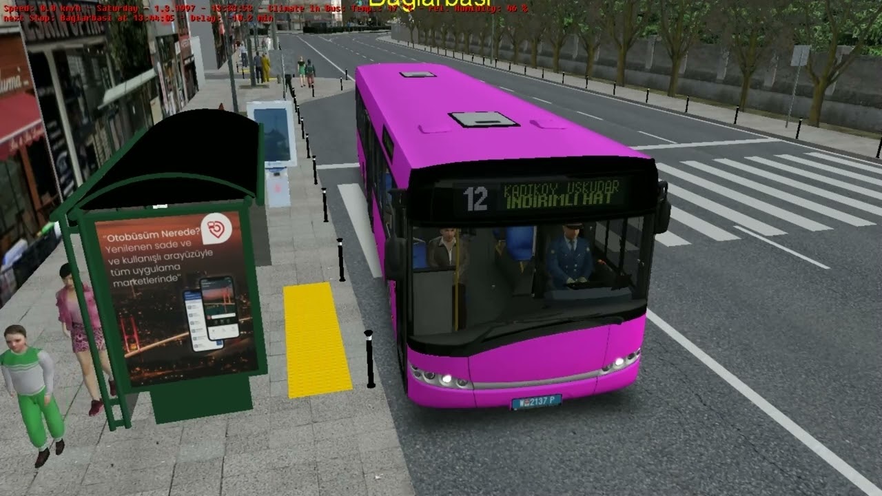 Solaris Urbino 12 III (1,5 d.;E5, ZF-6AP) on Beykoz v3; Line: 12A --- Uskudar Marmaray - Kadikoy