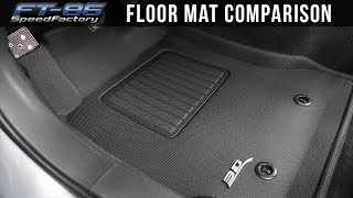 Floor Mats Comparison  FRS BRZ 86