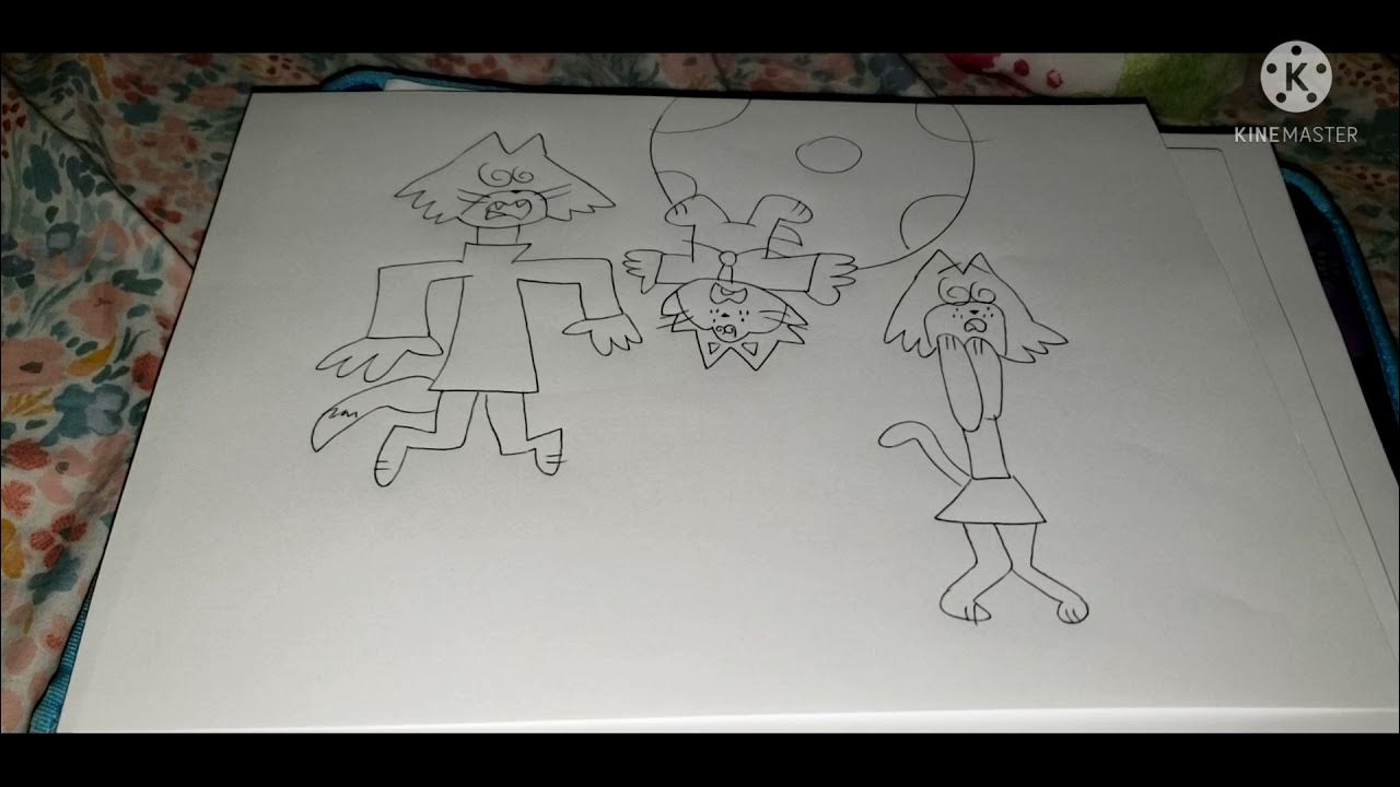 Jellystone choo choo brain and Benny flying in the sky with a moon