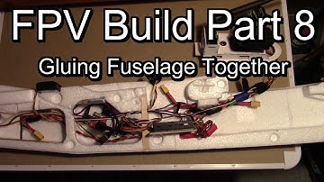 Vector OSD FC in Twin Star, Gluing Fuselage Together - FPV Build Part 8