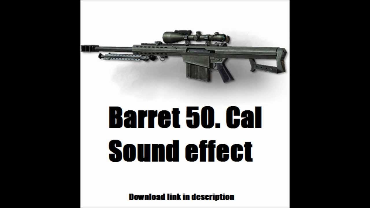 MW3 Sniper Sound Effect: Barret 50. Cal (Download link in description)