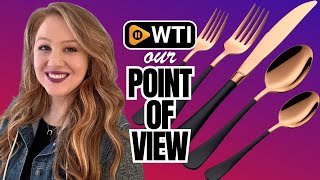LKTDYMEG 20-Piece Black and Rose Gold Silverware Sets | POV | Would you buy it?