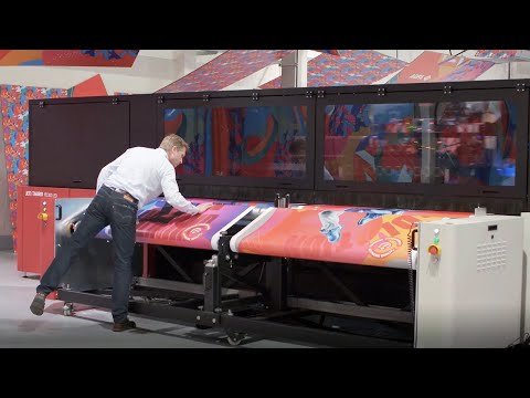 Agfa Jeti Tauro LED roll-to-roll large-format inkjet printer