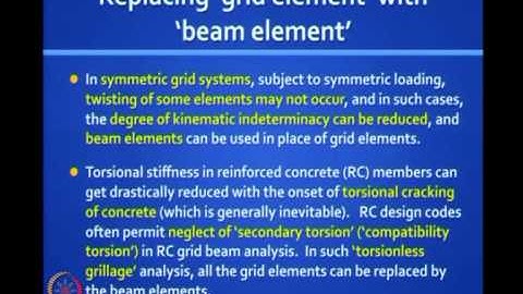 Mod-05 Lec-32 Matrix Analysis of Beams and Grids