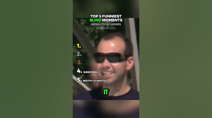 Top 5 Funniest BLIND Moments Impractical Jokers 😳🕶️