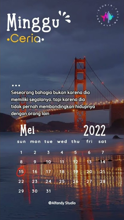 15 Mei 2022 - Status WhatsApp #fyp #viral #video #status #alfandystudio