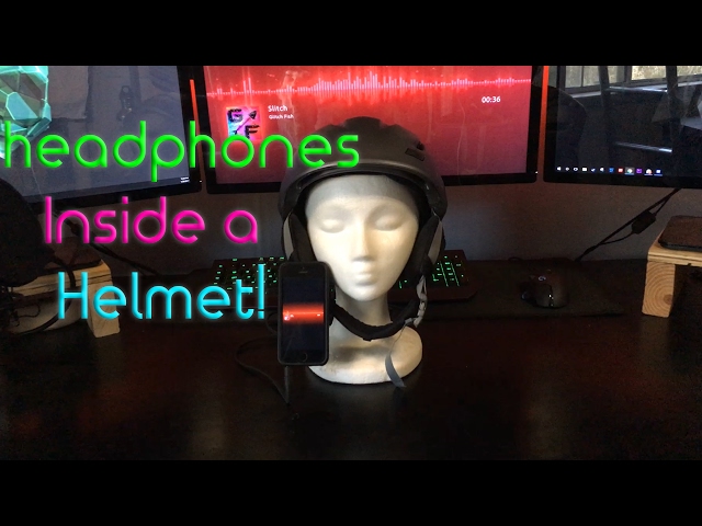 diy snowboard helmet speakers Chips 3.0 Features Fits Most Helmets DIY Snowboarding Headphones - Make