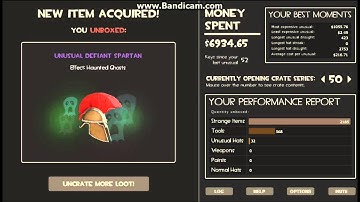 G_X |TF2 Uncrating simulater! UNUSUALS!