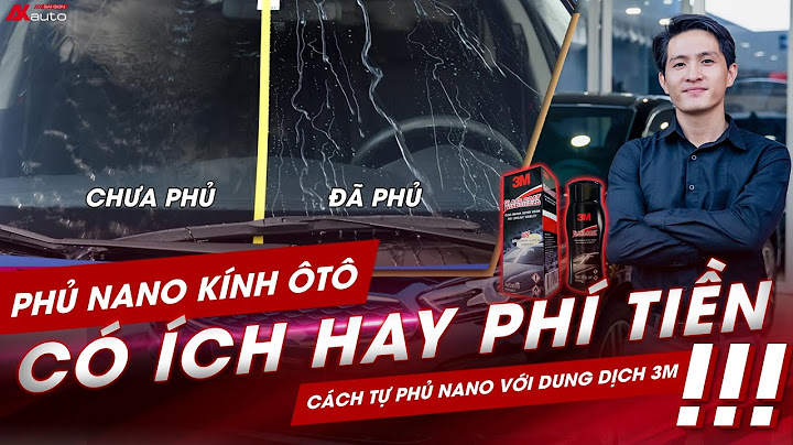 Có nên dùng hóa chất tẩy nano kính lái không