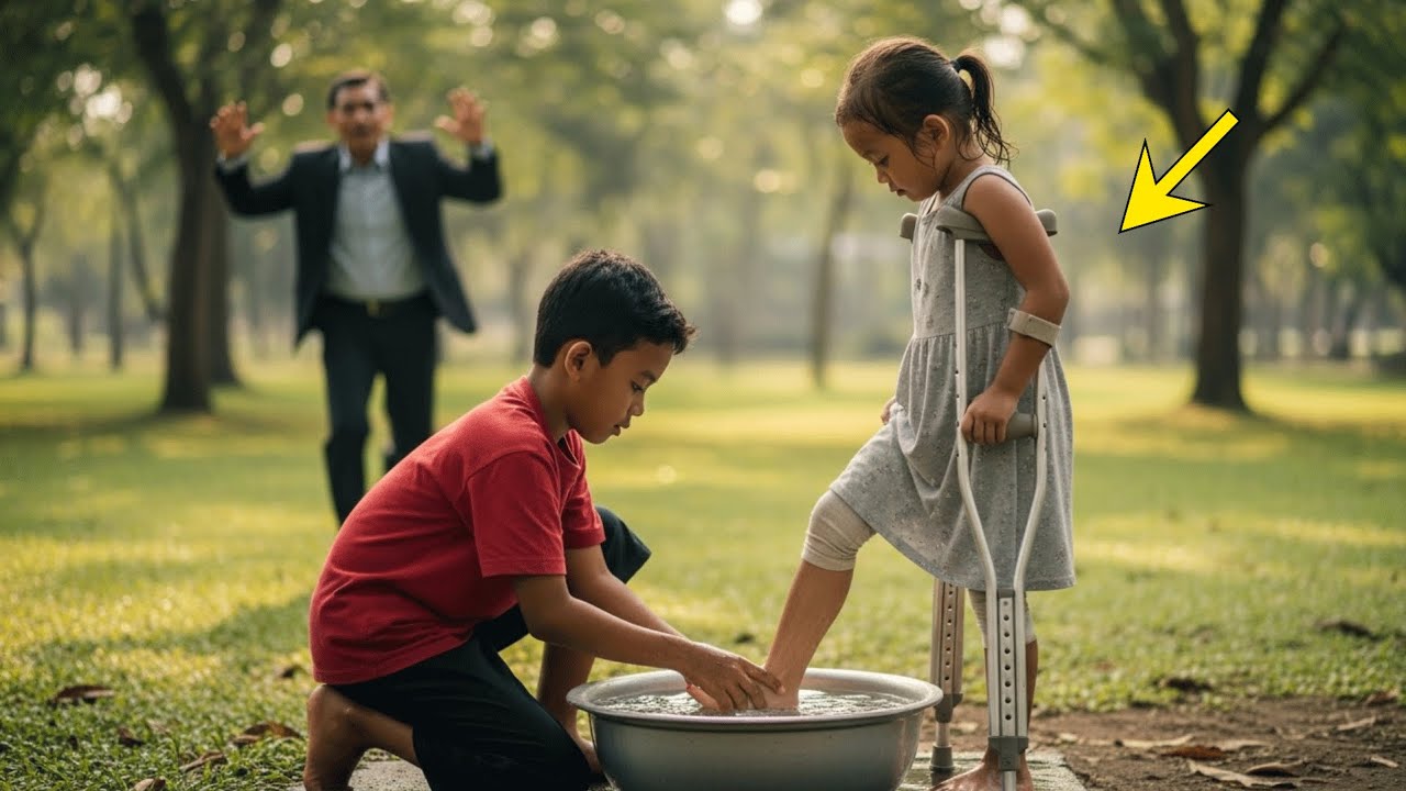 AKU AKAN MEMBASUH KAKI PUTRIMU, DIA AKAN BERJALAN LAGI… SI KAYA TERTAWA LALU MEMBEKU
