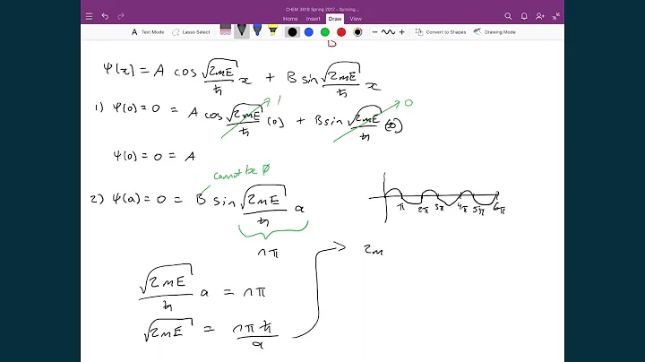 Lecture 6 (3 of 6) - Particle in a Box Part 2
