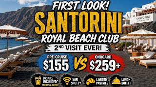 Royal Caribbean Santorini Beach Club FIRST LOOK… The TRUTH They Don’t Show😬
