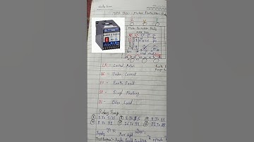 MPR 300 Motor Protection Relay Drawing #mpr300  #electricial #electricalwork #electrician #shorts