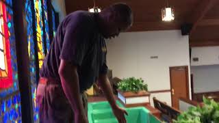 Baptism pool cleaning 13