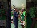 Didier Drogba Meets Victor Osimhen and the Super Eagles 🦅