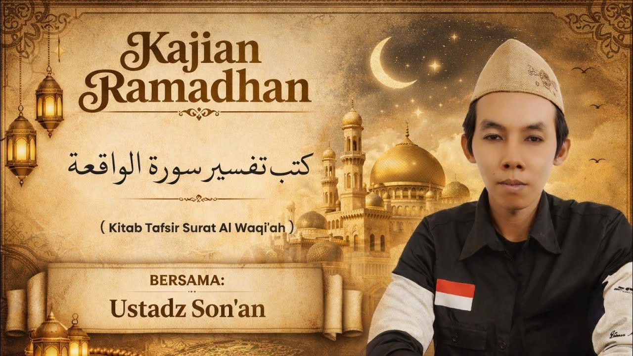#live Kajian Ramadhan Kitab Tafsir Surat Al-Waqiah | Ustadz Son'an | PP. RQWM