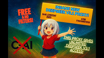 A BRAND NEW Proxy Site Just Dropped FREE DeepSeek V3.1! UNLIMITED & 164K Context! (BYE CHARACTER.AI)