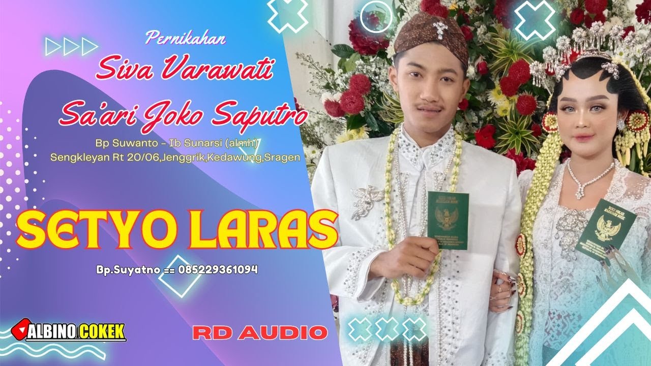 LIVE WEDDING SIVA & JOKO == KARAWITAN 