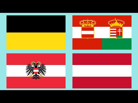 Flag of Austria: Historical Evolution (with the national anthem of Austria)  