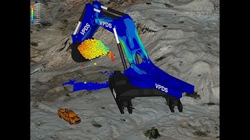 VPDS Inc 120-Ton Concept Shovel Excavator - Efficient MBD Simulation Example