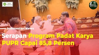 Serapan Program Padat Karya PUPR Capai 85,8 Persen