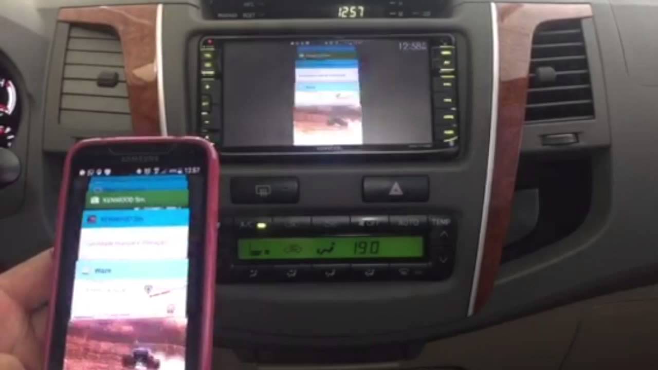Toyota SW4 - DVD Kenwood com Espelhamento iOS e Android