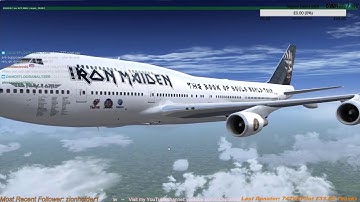 [FSX] PMDG 747-400 | Paris CDG (LFPG) to East Midlands (EGNX) Part 2