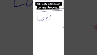RTE 25% admission process update... #navodaya #maths #scholarship #education #nmms #matholympiad