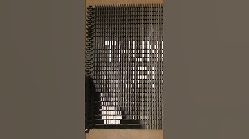 color changing dominoes are AWESOME! #shorts