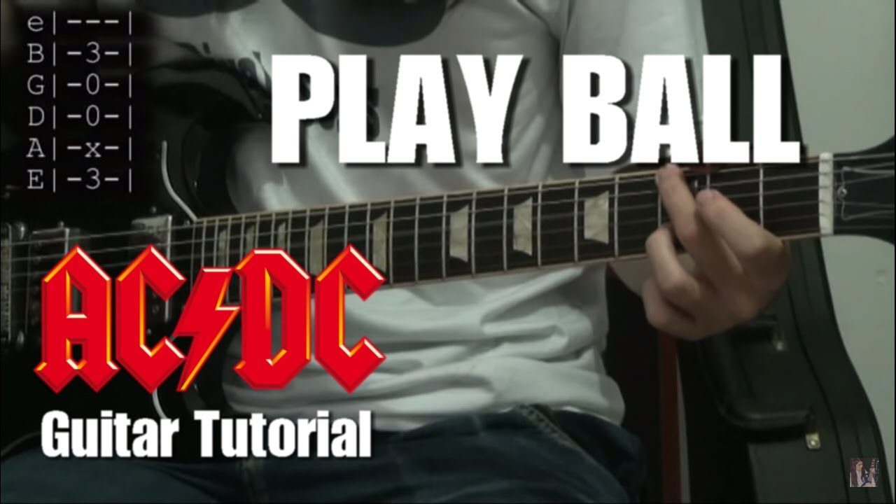 Play Ball (AC/DC) - Video Lesson - YouTube
