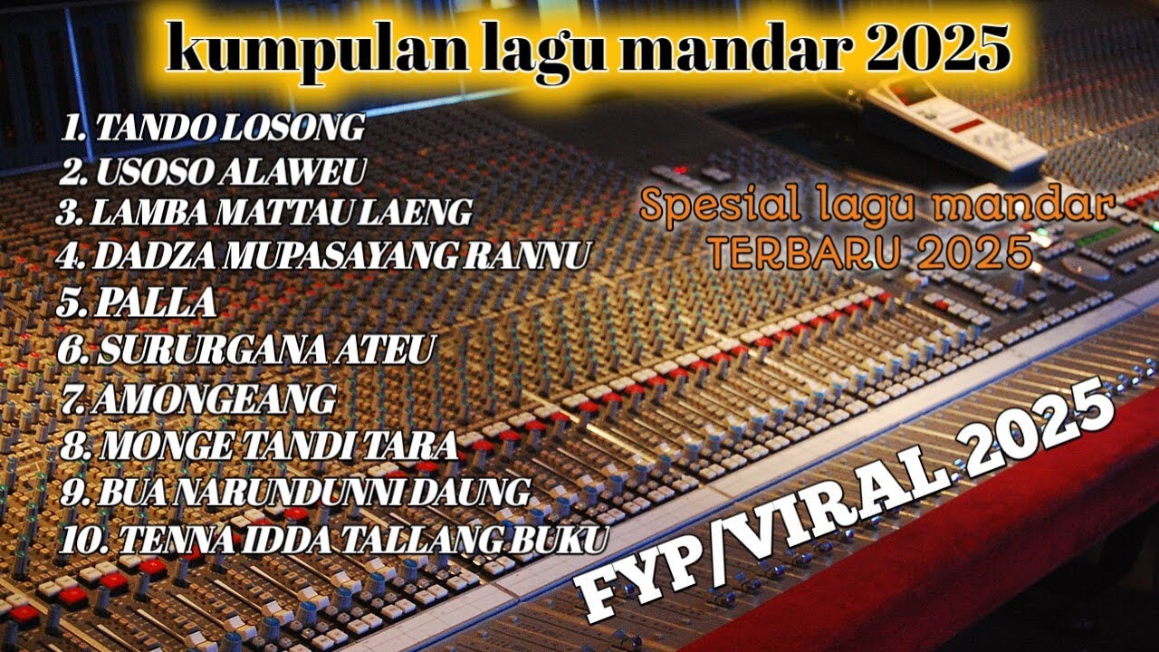 🔰 KUMPULAN LAGU MANDAR TERBAIK & TERBARU 2025