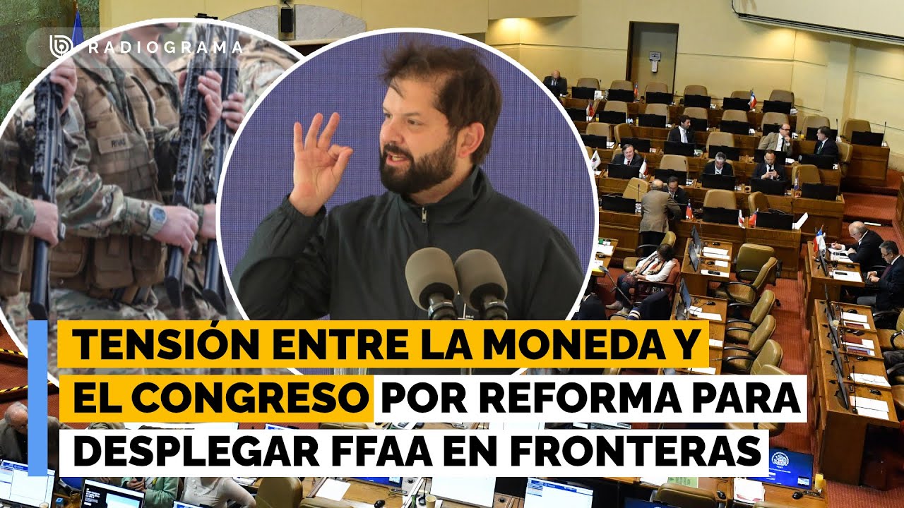 Escala tensión entre La Moneda y el Congreso por anuncio de reforma para desplegar FFAA en fronteras