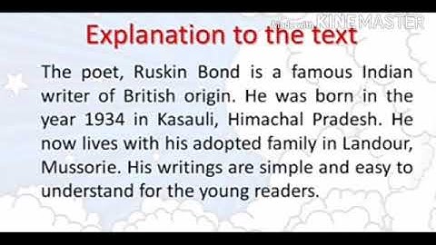 MLZS JHANSI CLASS 4 English Literature Poem 5 Dont be afraid of the dark