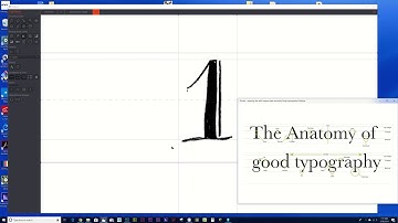 BirdFont auto-Trace Tutorial