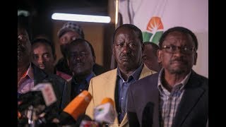 Presidential Results according to NASA, "Raila Odinga - 8.04M, Uhuru Kenyatta -7.7 M votes."