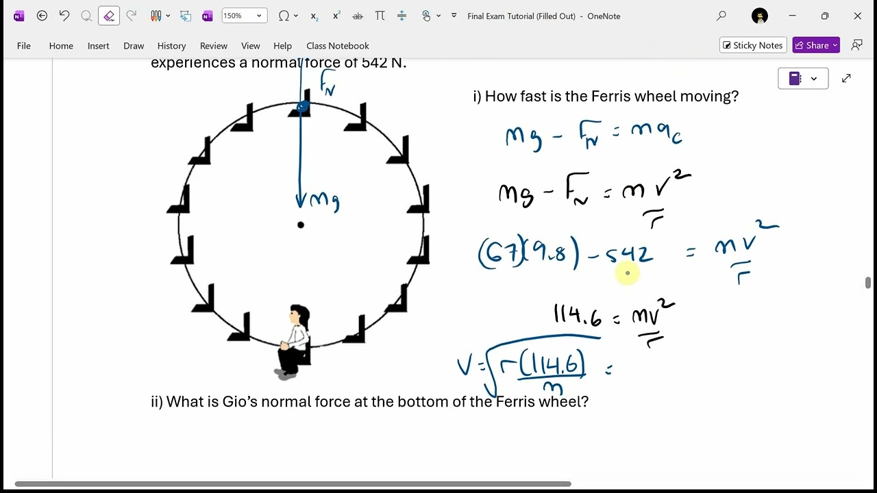 Thumbnail for Physics 12 Final Exam Review of Circular Motion and Gravitation