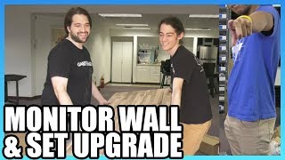 Set Upgrade, AMD 'Shrine,' Monitor Wall: GN Moving Vlog, Part 7