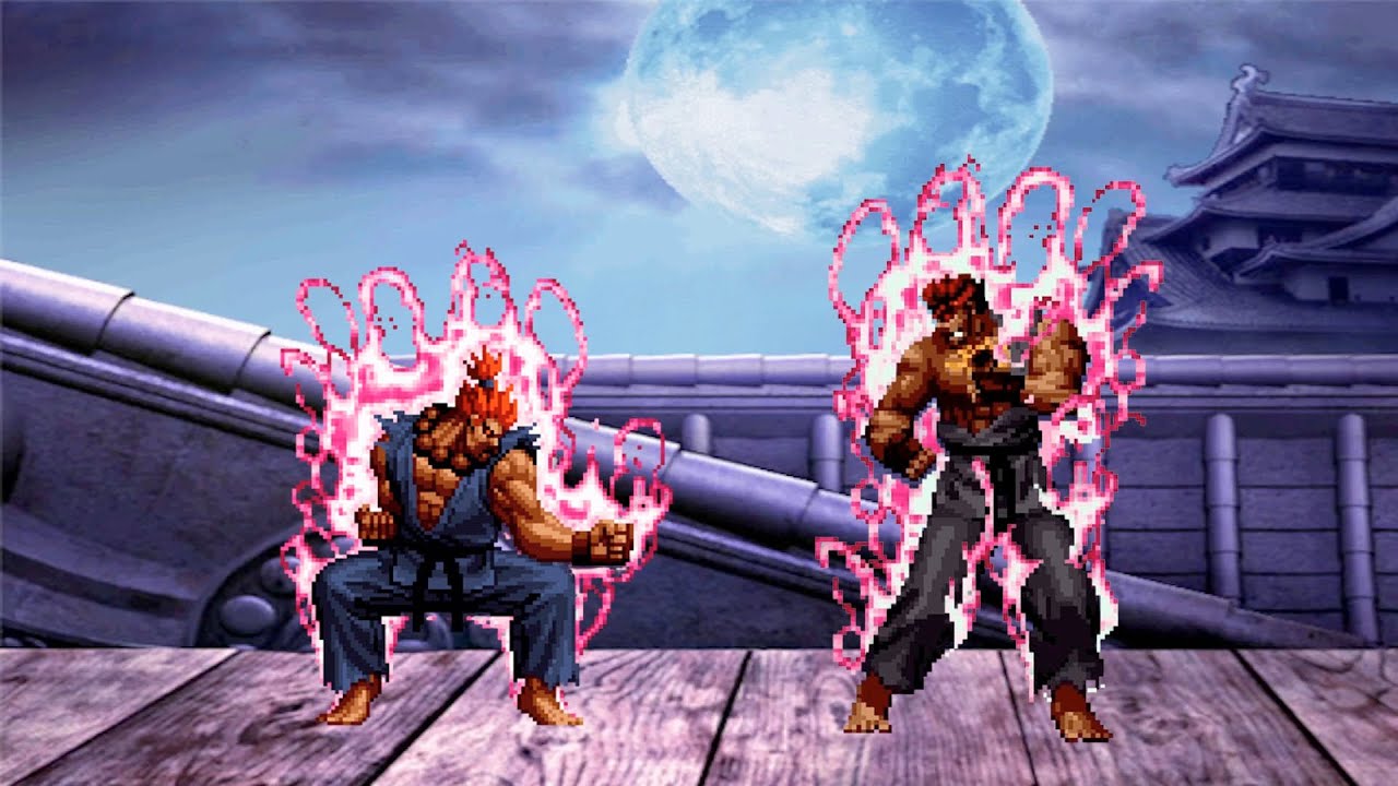 SHIN AKUMA VS EVIL RYU - YouTube