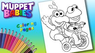 Muppet Babies Kermit and Gonzo Coloring. Disney Jr. Muppet Babies Coloring Book Pages For Kids Muppet Babies Kermit and Gonzo Coloring. Disney Jr. Muppet Babies Coloring Book Pages For Kids