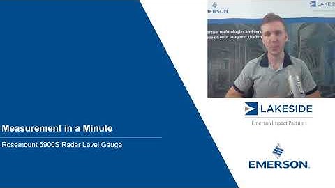 Measurement in a Minute - Rosemount 5900S 2 in 1