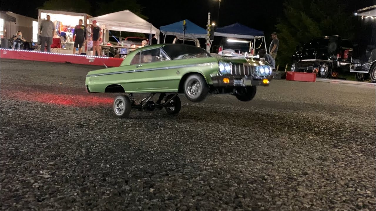 Southern Maryland RC Drag club’s first night race - YouTube