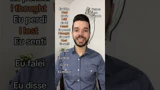 OS VERBOS NO PASSADO MAIS COMUNS EM INGLÊS!#verbos #vocabulario #passado #ingles #auladeingles