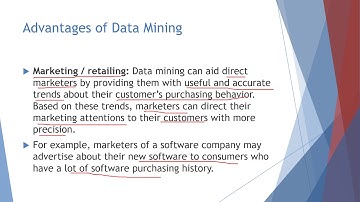 Features and Advantages of Data Mining