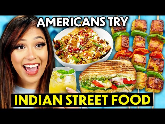 Americans Try Indian Street Food For The First Time | #3 class=