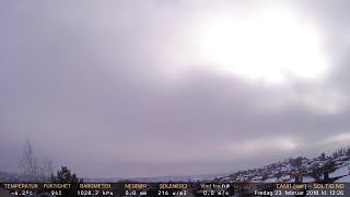 Timelapse Cam 1 - 23. februar 2018