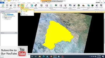 #How_to_subset_an_Image_in_ERDAS_Imagine_14_Using Shapefile #Subset/AOI/Clip