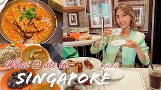 What I Ate in SINGAPORE! | YB vs. FOOD